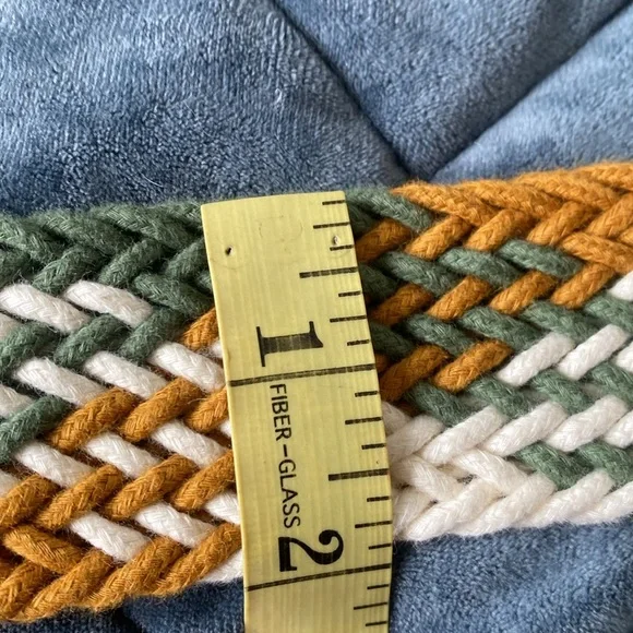 NWT Zara Cotton Knit Belt - Picture 7 of 9